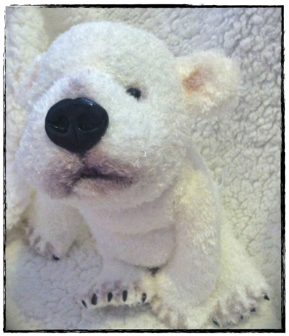 Polar Bear Cub Stuffed Animal Plush 
