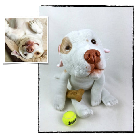 Pit Bull Stuffed Animal Plush Dog