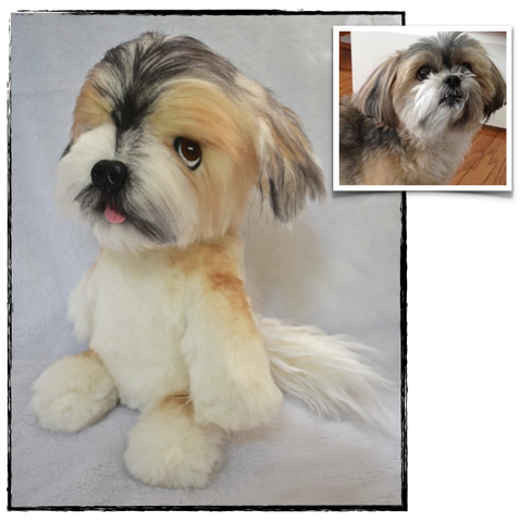 Shih Tzu Plush Dog, Custom Stuffed Animal