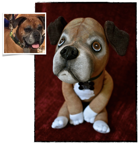 Custom Boxer Stuffed Animal, Custom Boxer Plush, Boxer Replica, Pet Replica, Pet Memorial