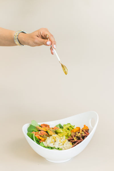 Easy to make, lactation boosting salad dressing - Majka