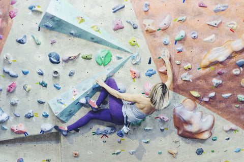 Bouldering is a fun family-friendly spring break activity 