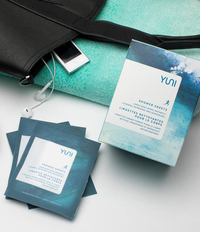 Shop the waterless shower sheets from YUNI