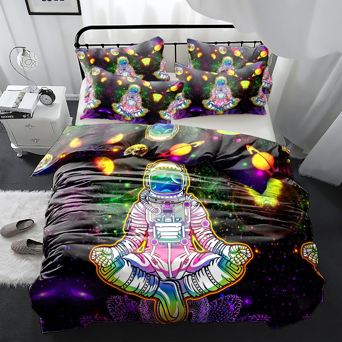 Cosmic Astronaut Bedding Set Shantibanti