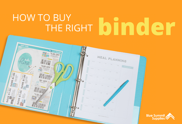 binder chart sizes