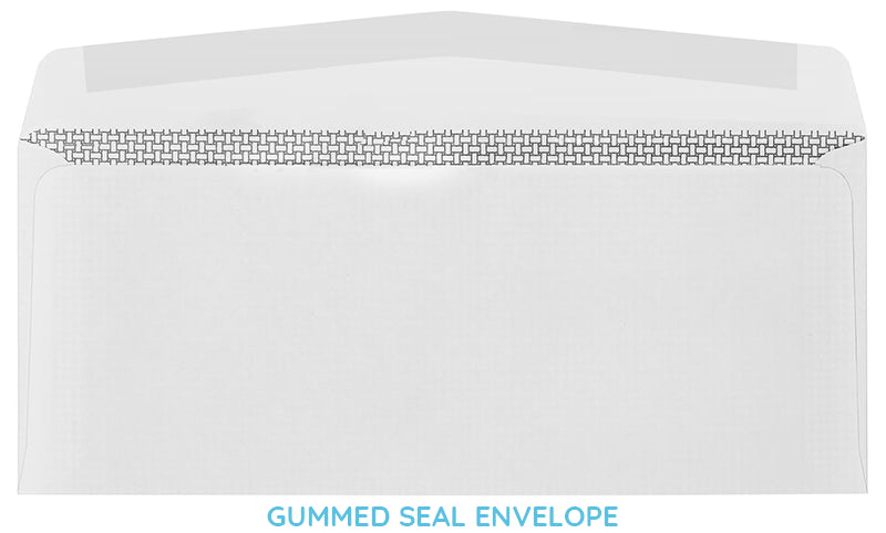 What is a gummed seal envelope?