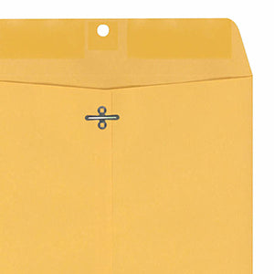 Types of Envelope Seals: Gummed Metal Clasp Envelope