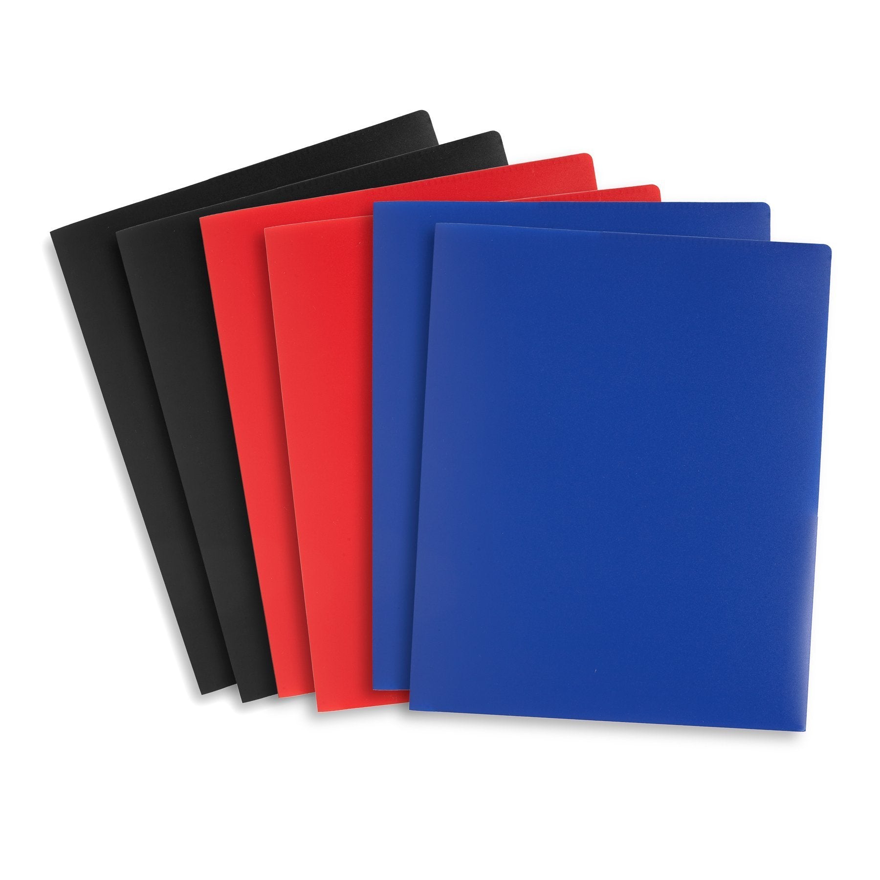 waarheid Glad Feodaal Blue Summit Supplies Plastic Pocket Folders, Reinforced Corners, Assor