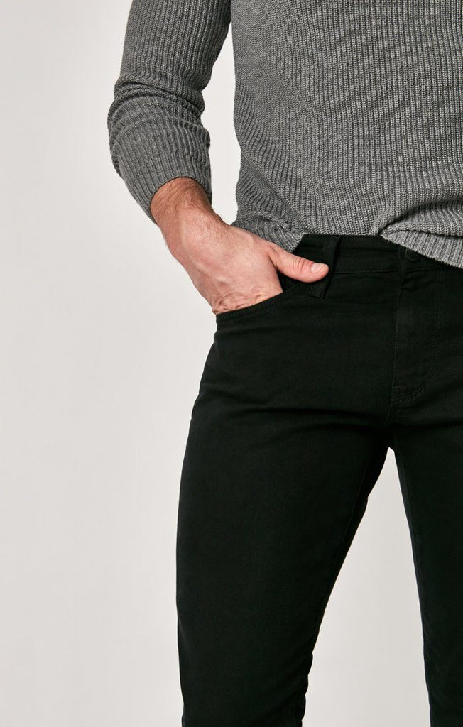 Mavi Men's James Skinny Jeans In Black Brooklyn – Mavi Jeans