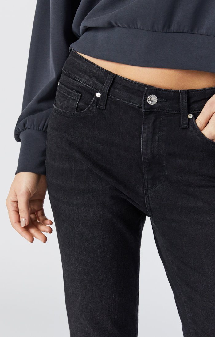 KATHLEEN SLIM BOYFRIEND IN BLACK FEATHER BLUE Image 6
