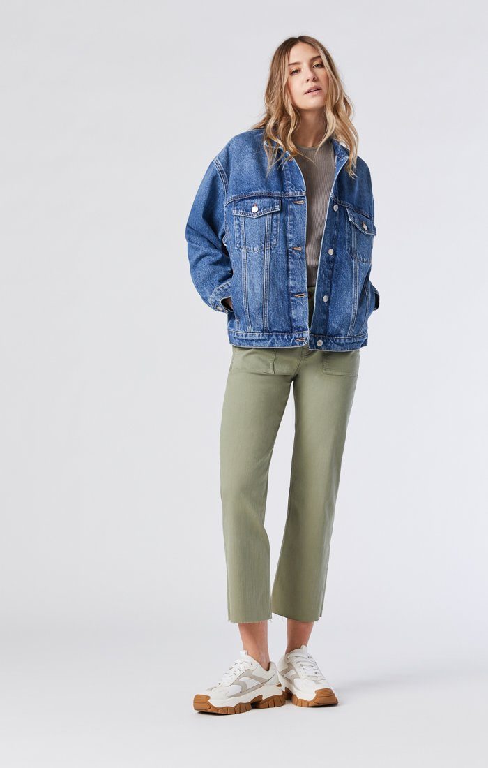MARTA JACKET IN SHADED BLUE DENIM Image 5