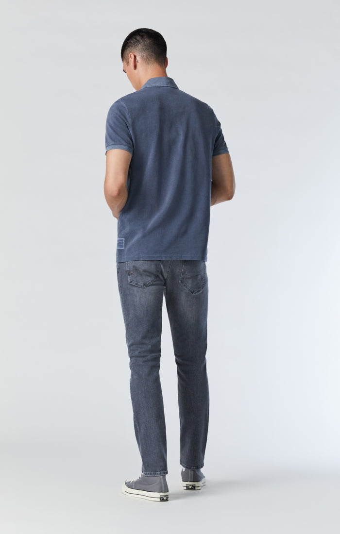 JAKE SLIM LEG JEANS IN MID GREY WILLIAMSBURG Image 4