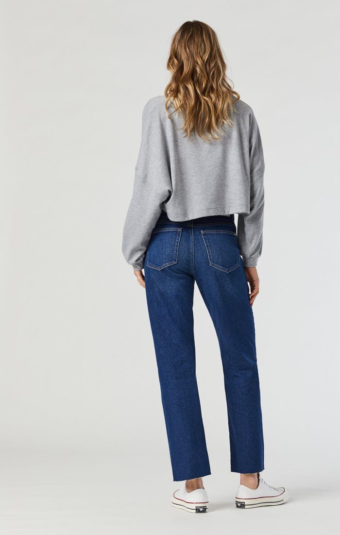 BARCELONA WIDE LEG IN DARK ORGANIC BLUE Image 4
