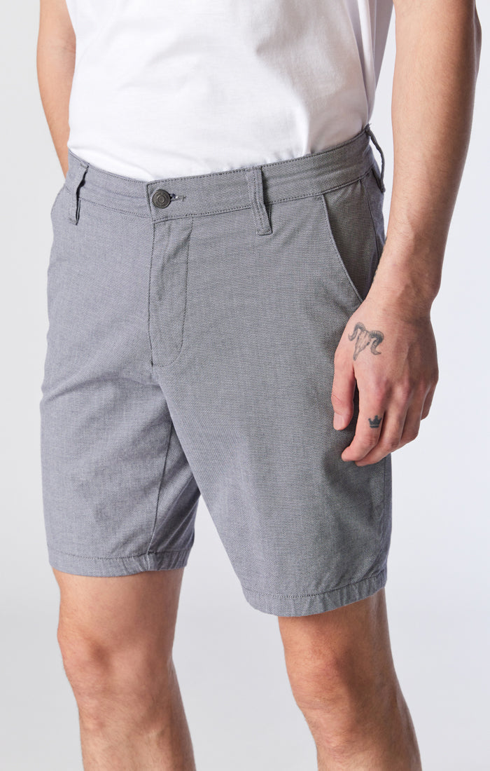 NOAH SHORTS IN GREY OXFORD TWILL Image 5