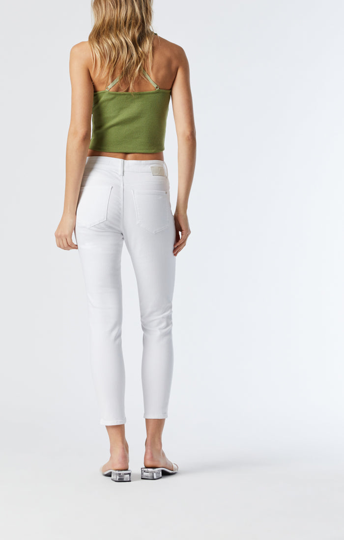 TESS SUPER SKINNY JEANS IN DOUBLE WHITE SUPERSOFT Image 7