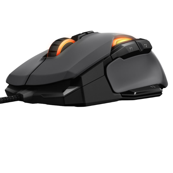 Roccat Kone Aimo Rgba Smart Customisation Gaming Mouse Grey