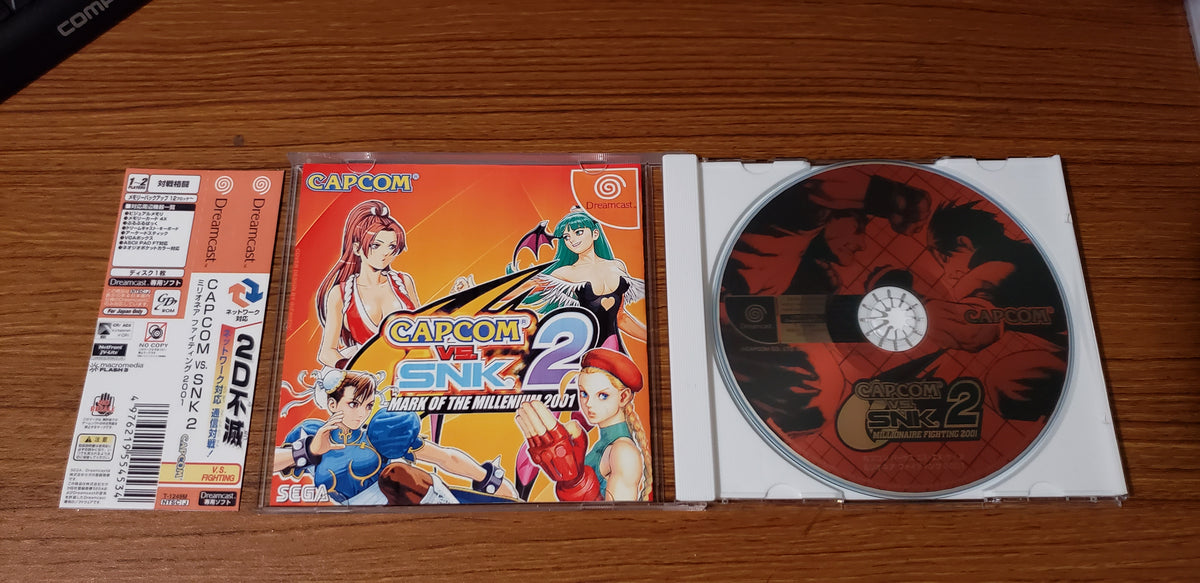 Capcom Vs Snk 2 Sega Dreamcast Reproduction Nightwing Video Game 