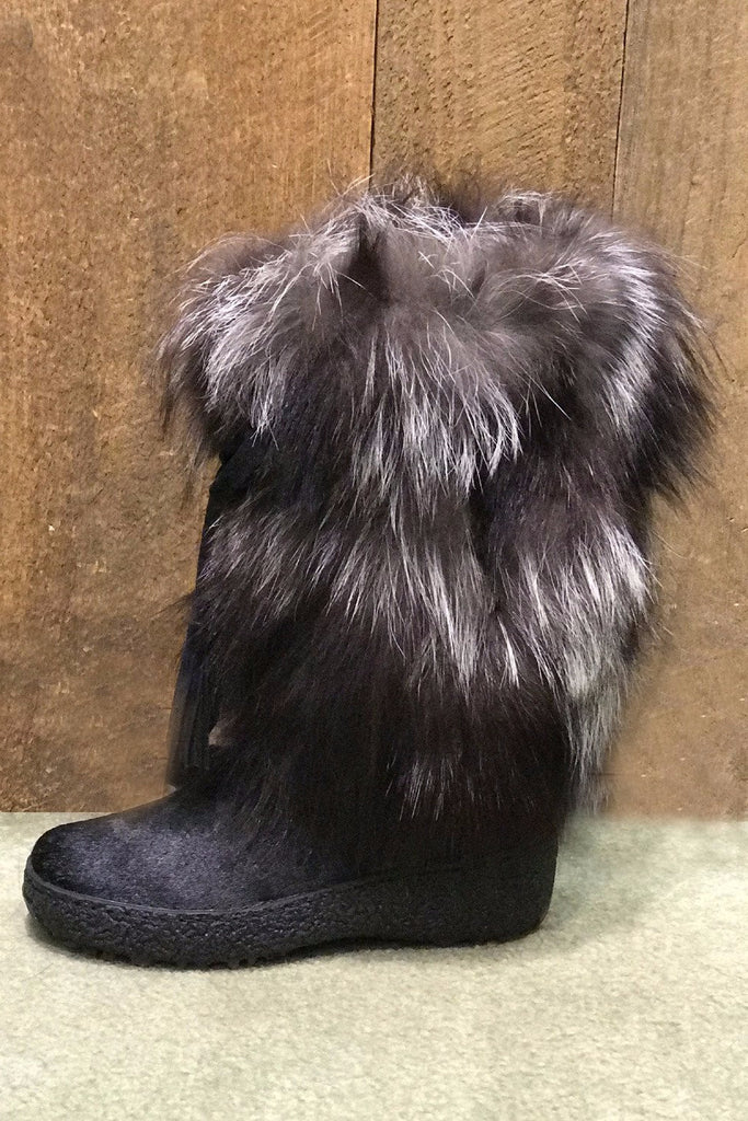 animal friendly fur boots