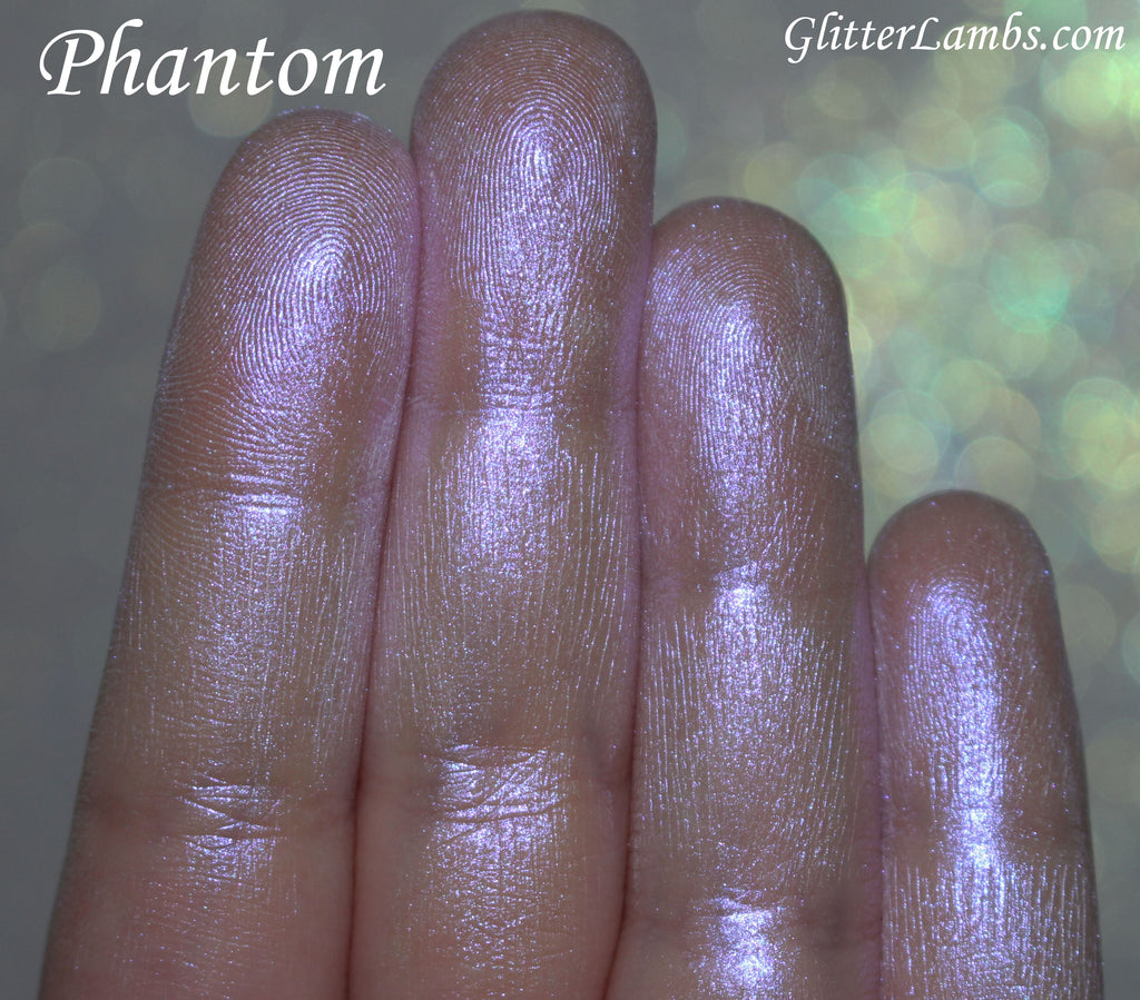 Glitter Lambs "Phantom" highlighter with purple flash GlitterLambs.com