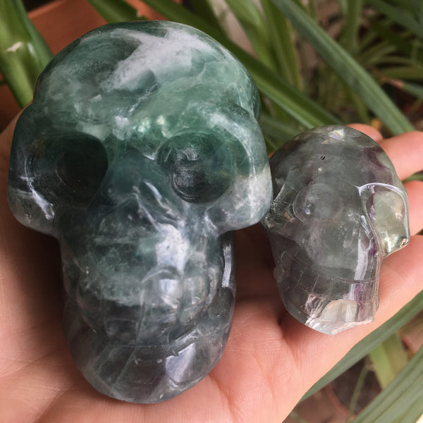 fluorite crystal skulls
