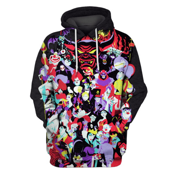 Villains in Disney cartoons Hoodies - T-Shirts Apparel – Gearhuman