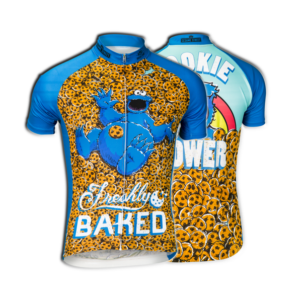 cookie monster bike jersey