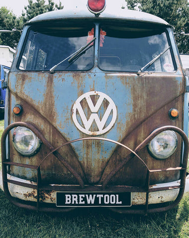 VW Camper Van with BrewTool numberplate