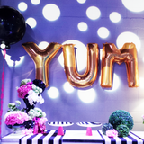 Gold Letter N Foil Balloon Letters