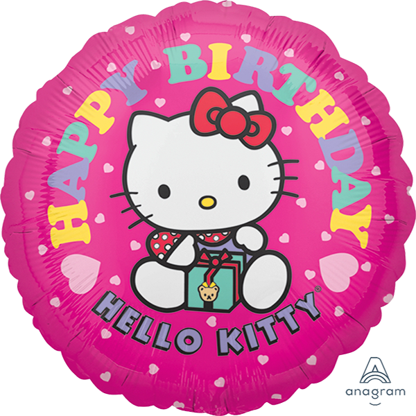Hello Kitty Happy Birthday Balloon Balloonatics Designs