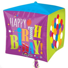 Happy Birthday Cubez Balloon