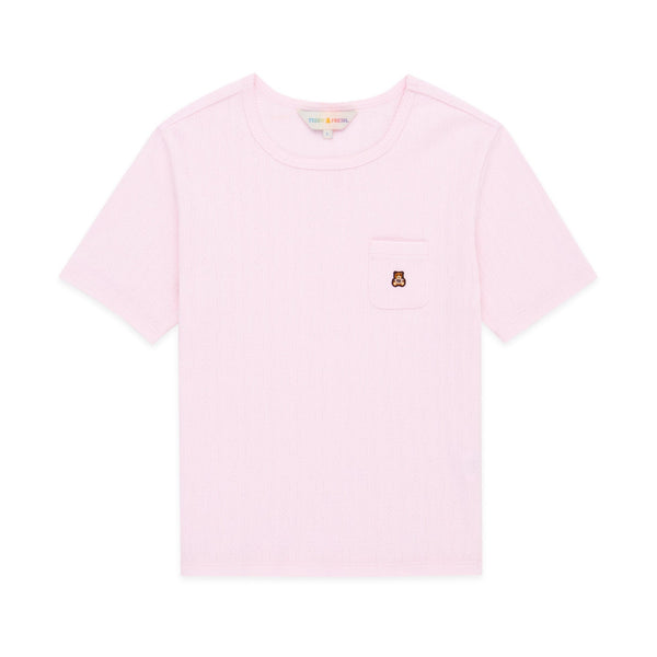 Women's Pointelle Mini Pocket Tee