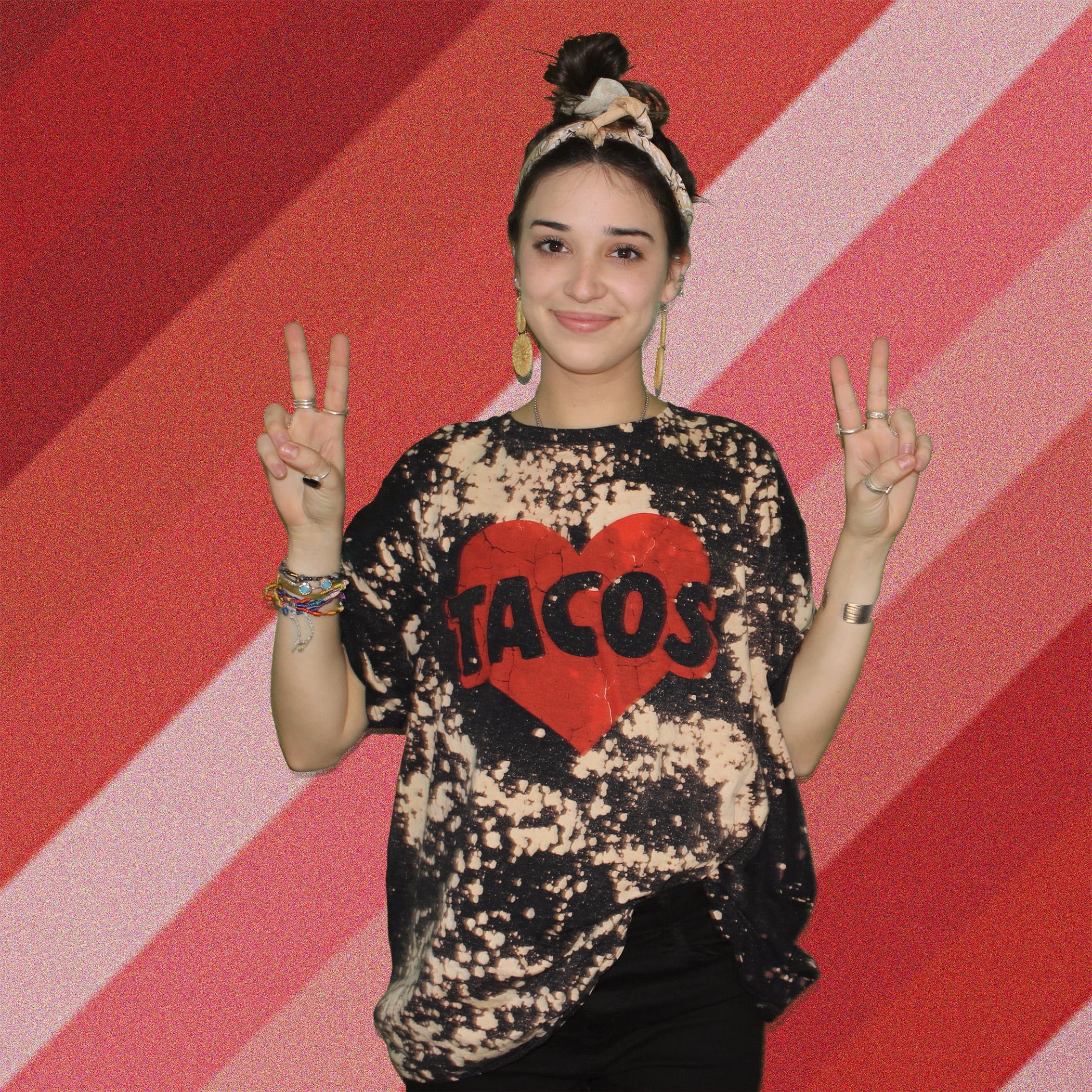 Bleached Heart Taco Tee