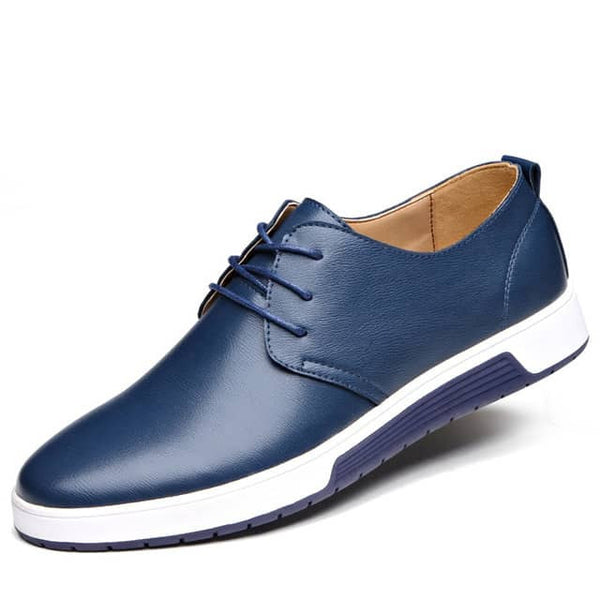 genuine leather casual shoes