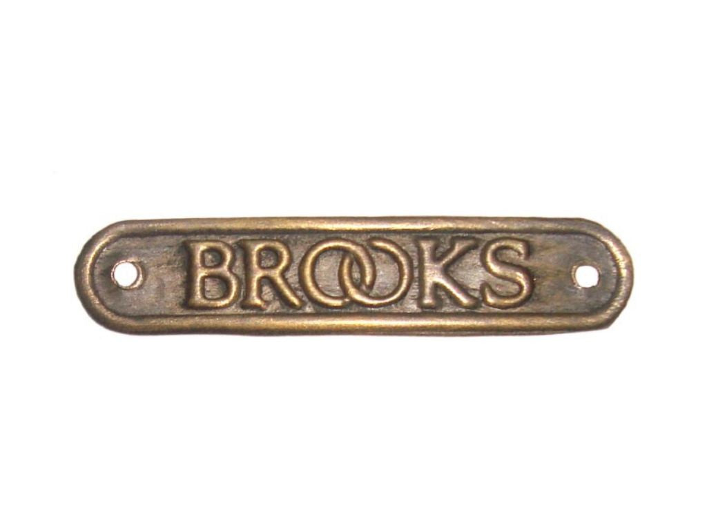 brooks saddle badge