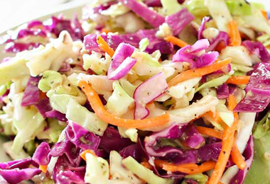 Crunchy Coleslaw with Apple Cider Vinegar