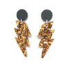 Chunky Bronze Glitter Lightning Bolt