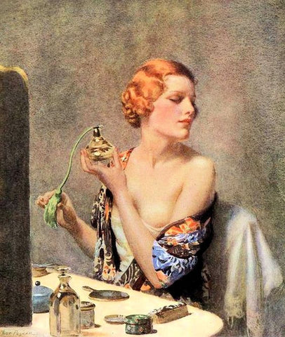 Vintage perfume boudoir image