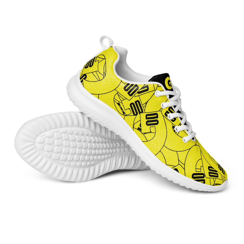 wordweaverswny Yellow Men’s athletic shoes