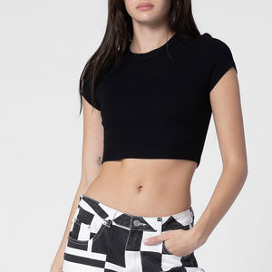 “Cher” cropped top