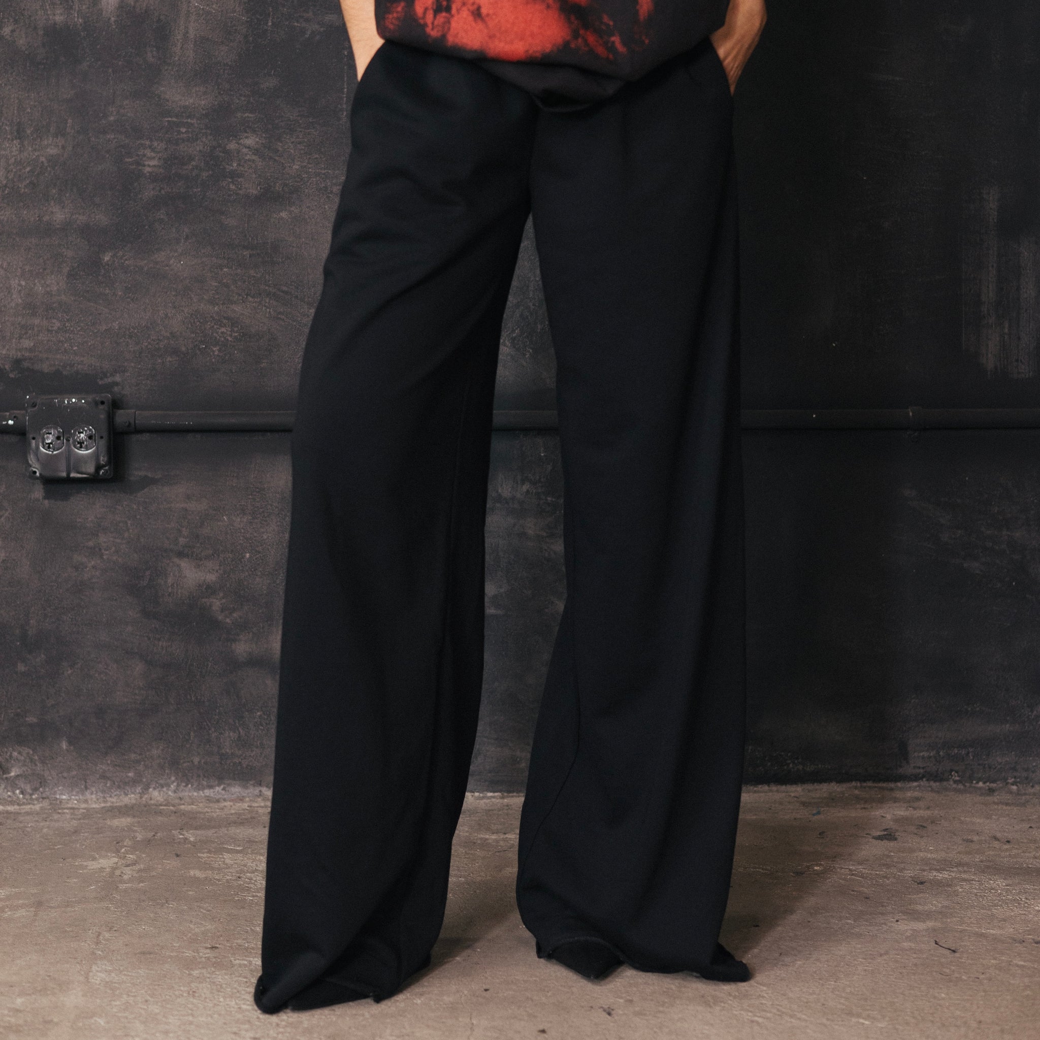 “vanessa” wide leg sweatpants