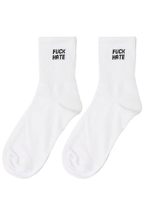 “Fuck Hate” Socks