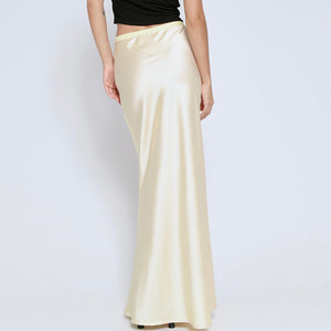 “Erica” satin skirt