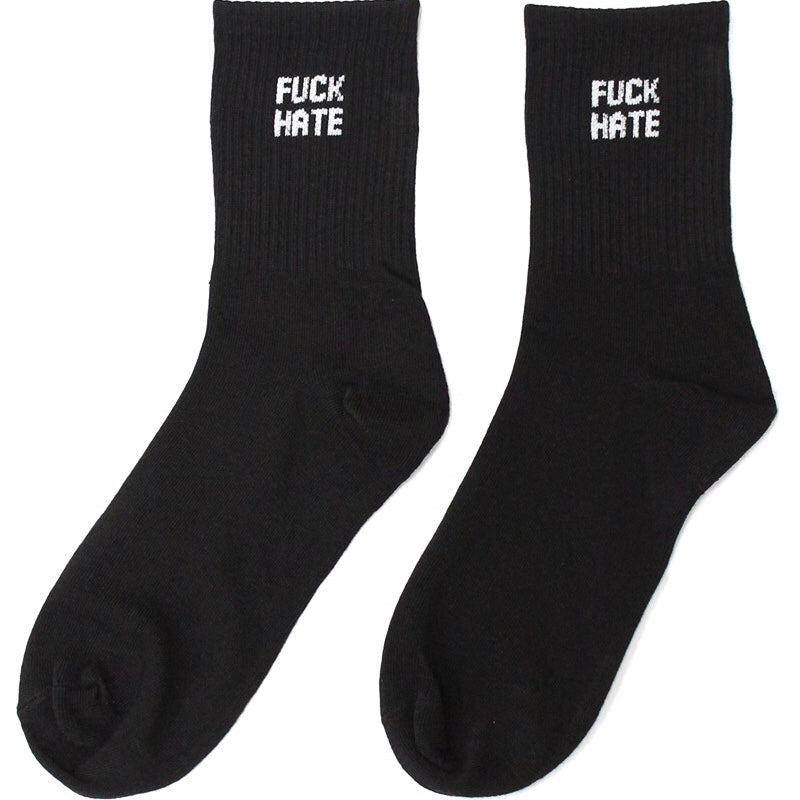 “Fuck Hate” Socks