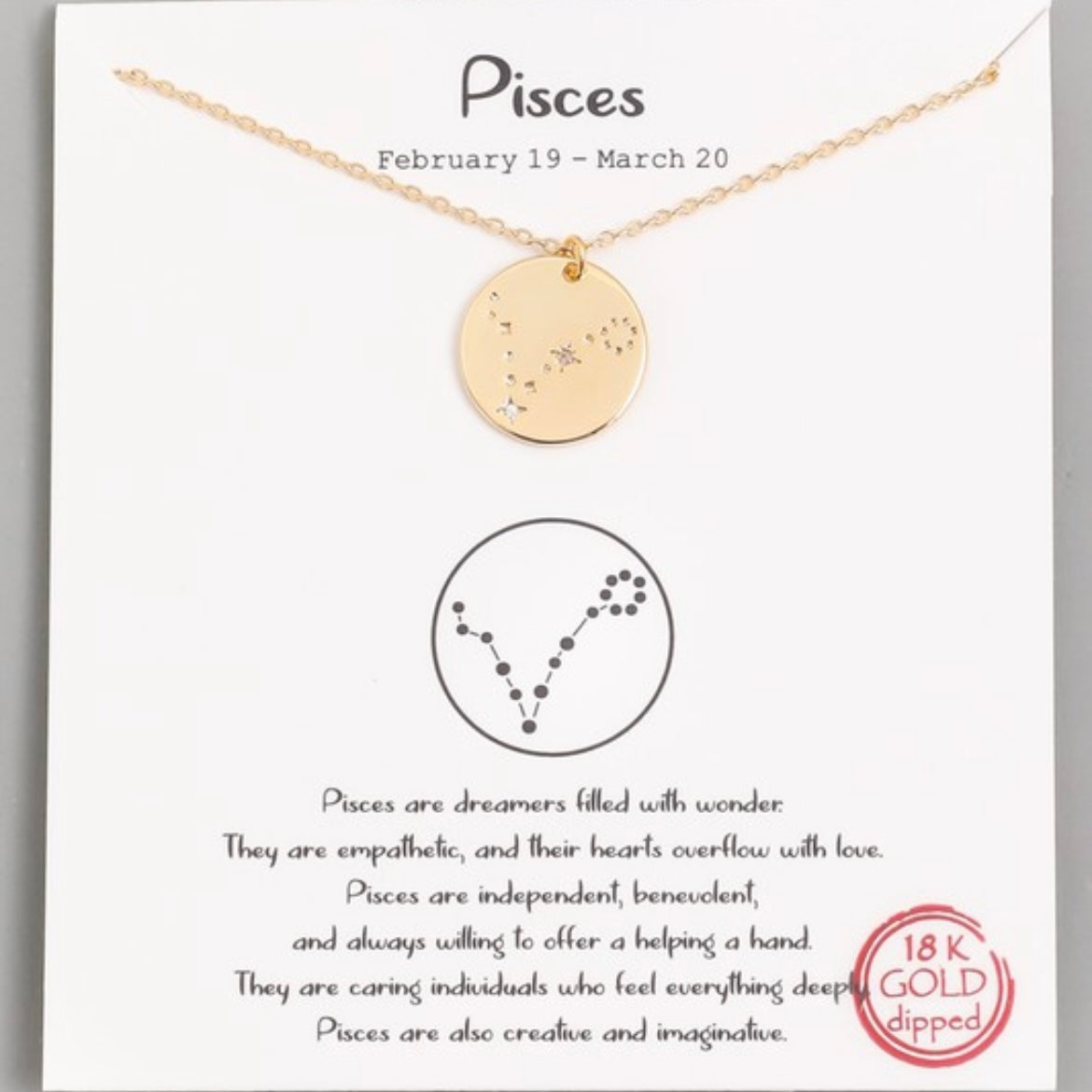 zodiac necklaces