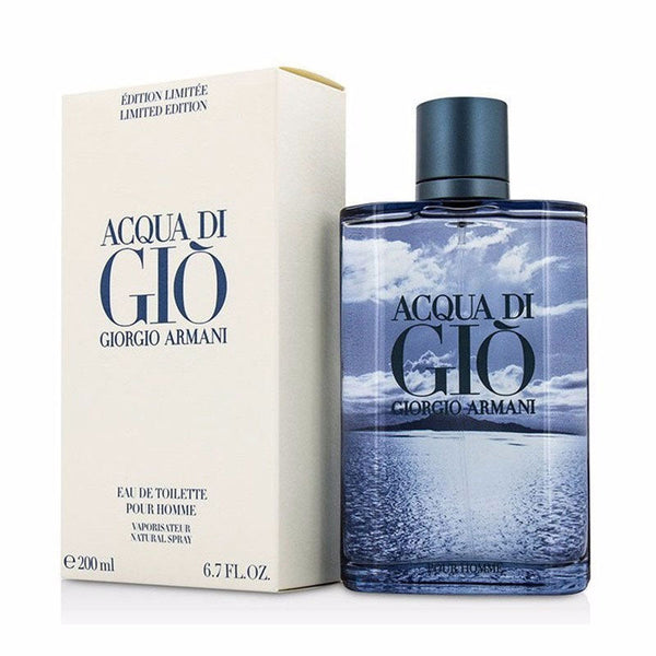 giorgio armani blue bottle