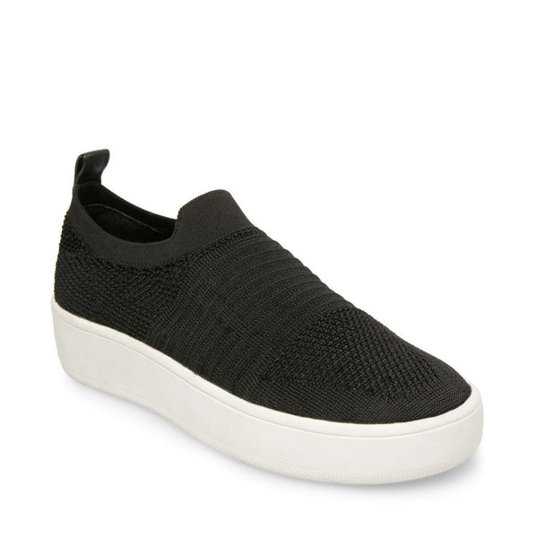 black slip on sneakers steve madden