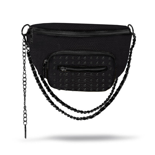 steve madden belt bag black