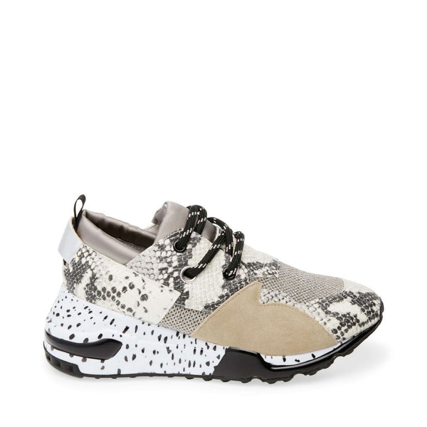 steve madden silver tennis shoes