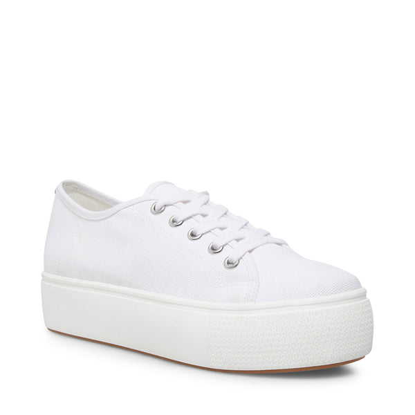 white steve madden platforms