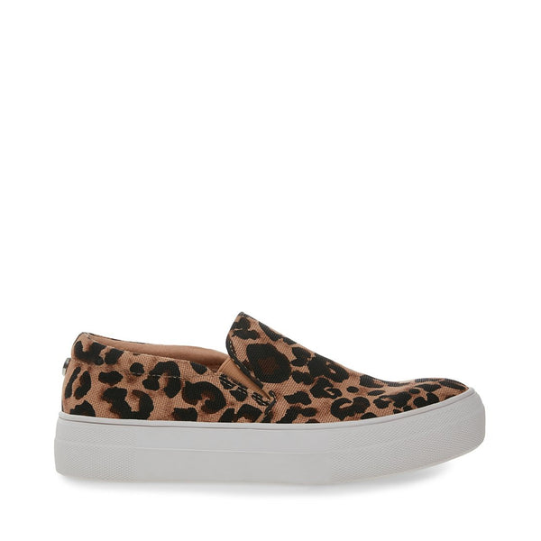 steve madden leopard slip on shoes